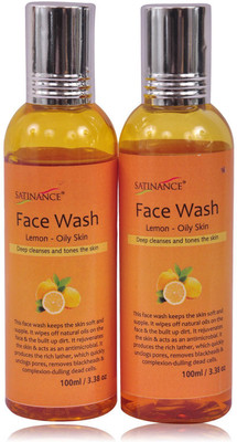

Satinance Lemon Face Wash - (Pack of 2) Face Wash(200 ml)