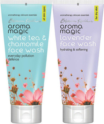 Aroma Magic White Tea & Chamomile ,Lavender Pack of 2 Face Wash(200 ml) Aroma Magic White Tea & Chamomile ,Lavender Pack of 2 Face Wash(200 ml)
