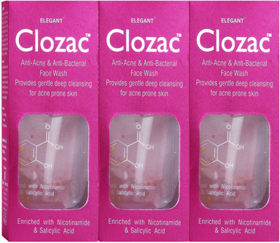 

Clozac Anti-Acne & Anti-Bacterial Face Wash(180 ml)