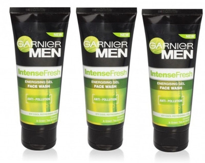 

Garnier Men Intense Fresh Energising Gel - (Pack of 3) Face Wash(150 g)