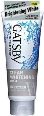 

Gatsby Clear Whitening Foam Face Wash(120 g)