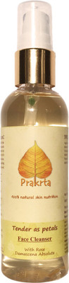 

Prakrta ender as petals, Face Cleanser - with pure rose damascena oil * 100% natural * Face Wash(110 ml)