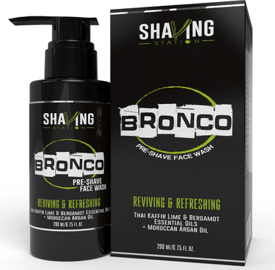 Shaving Station WOW Bronco Pre Shave Face Wash(200 ml)