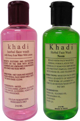 

Khadi Herbal Rose & Neem - Combo Face wash Face Wash(420 ml)
