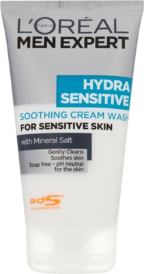 

L'Oreal Paris Men Expert Hydra Sensitive Soothing Cream Face Wash(150 ml)
