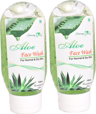 

Glowing Buzz Combo of 2 Herbal Aloe Face Wash(220 ml)