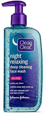 

Clean & Clear Night Relaxing Deep Cleaning Face Wash, 8 Fluid Ounce Face Wash(224 g)