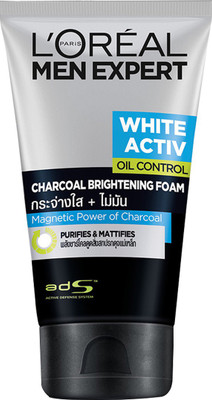 

L'Oreal Paris Men Expert White active Oil Control Charcoal Brightening Foam Face Wash(100 ml)