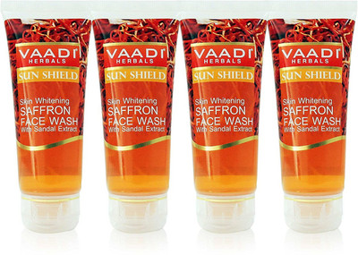 

Vaadi Herbals Skin Whitening Saffron Face Wash (60 ml x 4) Face Wash (60 ml) Face Wash(240 ml)