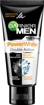 GARNIER Men Power White Anti-Pollution Double Action Face Wash(100 g)