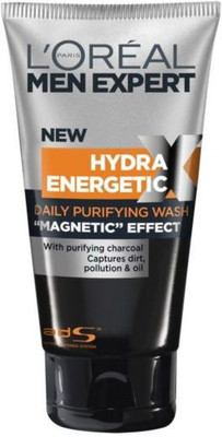 

L'Oreal Paris Men Expert Hydra Energetic X-Treme Black Charcoal Face Wash Large Size Face Wash(150 ml)