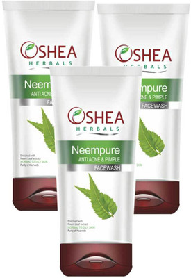 

Oshea Herbals Neempure Anti Acne & Pimple 120 Gm(Pack of 3) Face Wash(360 g)