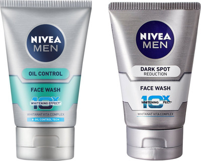 

Nivea Oil Control Face Wash & Dark Spot Reduction Face Wash Pack Of 2 Face Wash(100 ml)