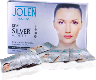 

Jolen Real Silver Facial Kit - (Pouch) 200 g