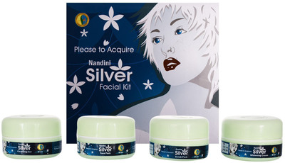 Nandini Silver Facial Kit 900 g(Set of 4)