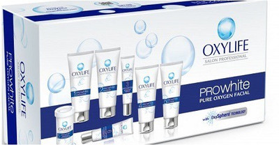 

Oxy Life Pro White Salon Professional Pure Oxygen Facial, 270 g(Set of 6)