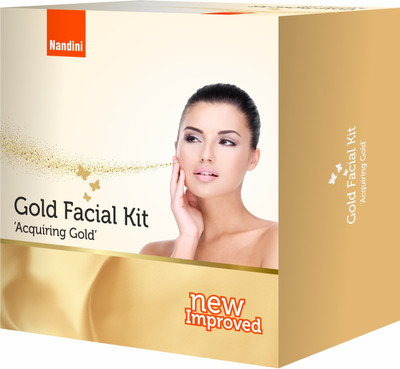 

Nandini Gold Facial Kit 245 g(Set of 4)