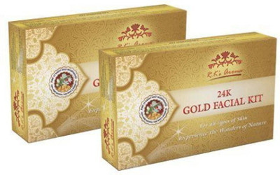 

Rks Aroma 24K Gold Facial Kit- single use 60 g(Set of 2)