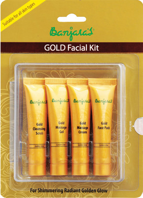 

Banjara's Gold Facial Kit 60 g(Set of 4)