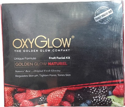 

Oxyglow Golden Glow Fruit Facial Kit 260 g(Set of 5)