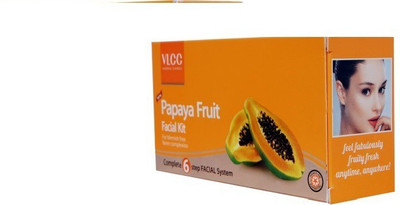 

VLCC Papaya Fruit Facial Kit 60 ml(Set of 6)