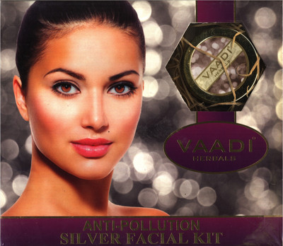 

Vaadi Herbals Anti-pollution Silver Facial Kit 270 g(Set of 5)