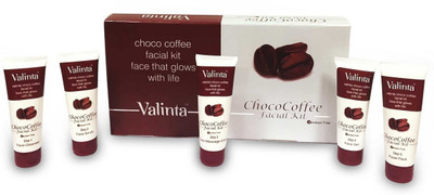 

Valinta Choco Coffee Facial Kit For Glowing Skin 80 g(Set of 5)