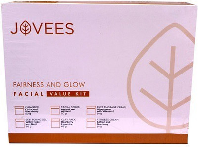 

Jovees Fairness and Glow Facial Kit 315 g(Set of 6)