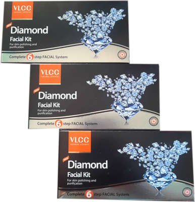 VLCC DIAMOND FACIAL KIT 180 g(Set of 3)