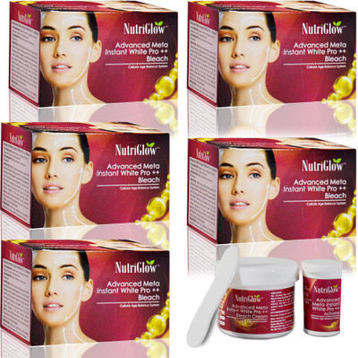 

NutriGlow Meta white pro Bleach43g(Pack Of 5) 43 g(Set of 5)