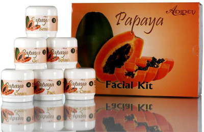 

Adidev Herbals Party Glow Papaya Facial Kit 250 g(Set of 6)