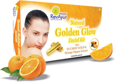 

RevAyur Golden Glow Facial Kit 15 g(Set of 6)