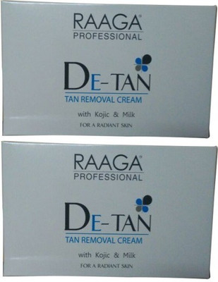 

Raaga Professional De-Tan Tan Removal Cream With Kojic and Milk 72 g(Set of 6)