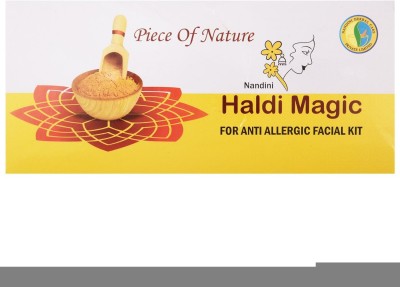 

Nandini Herbal Care Haldi Magic Anti Allergic Facial Kit, 130g 130 g(Set of 3)