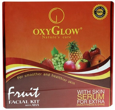 

Oxyglow Fruit Facial Kit 165 g(Set of 5)