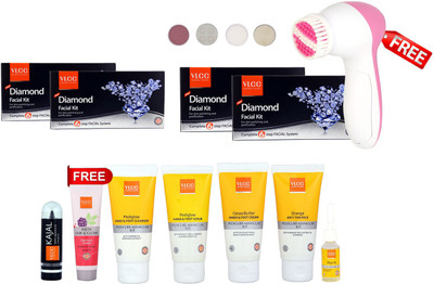 

VLCC New Diamond Facial Kit 810 ml(Set of 5)