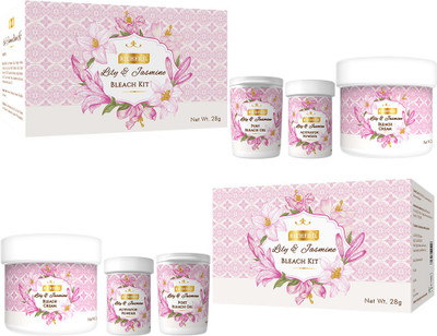 

Richfeel Lily And Jasmine Bleach Kit (Pack Of 2) 28 g(Set of 2)