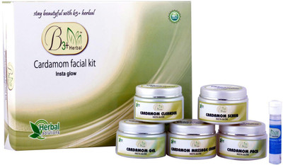 

B 3+ Herbal Cardamom Facial Kit 300 g