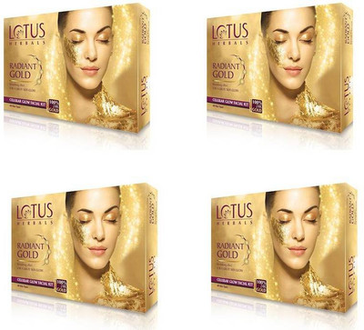 

Lotus RADIANT GOLD Glow FACIAL KIT((37g*4)) 148 g(Set of 4)