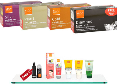 

VLCC All In One Facial Kit 830 ml(Set of 4)