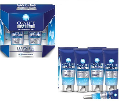 

Oxy Life Pro Men Salon Professional Pure Oxygen Facial 245 g(Set of 5)