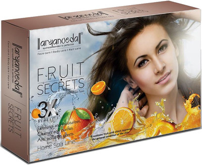 

Aryanveda Fruit Secrets Home Spa 55 g(Set of 3)