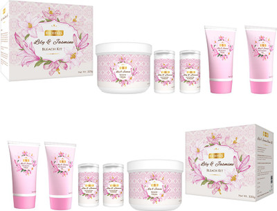 

Richfeel Lily and Jasmine bleach kit - 320 g (Pack Of 2) 640 g