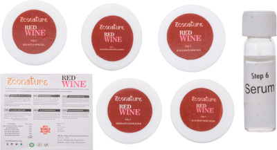 

Econature Wine Facial Kit 120 g(Set of 6)