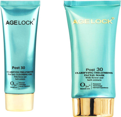 

Age Lock Post 30 Clarifying Cleansing GeL + Facila Mask 100 ml(Set of 2)