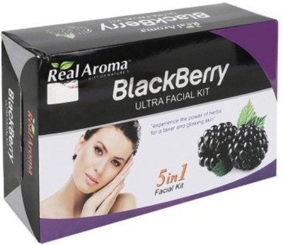 

Real Aroma Blackberry Ultra Facial Kit 740 g(Set of 5)