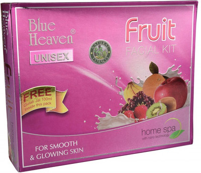 

Blue Heaven Fruit Facial Kit 260 g(Set of 6)