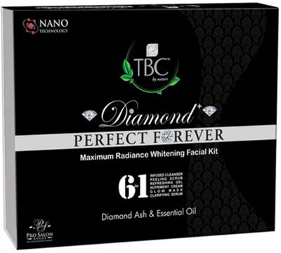 

TBC by Nature Diamond Perfect Forever Maximum Radiance Whitening Facial Kit 260 g(Set of 6)