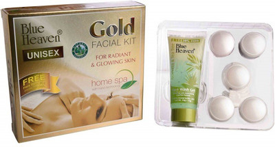 

Blue Heaven Gold Facial Kit 80 g(Set of 6)