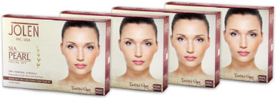 

Jolen Sea Pearl Facial Kit - (Pouch) 200 g(Set of 4)